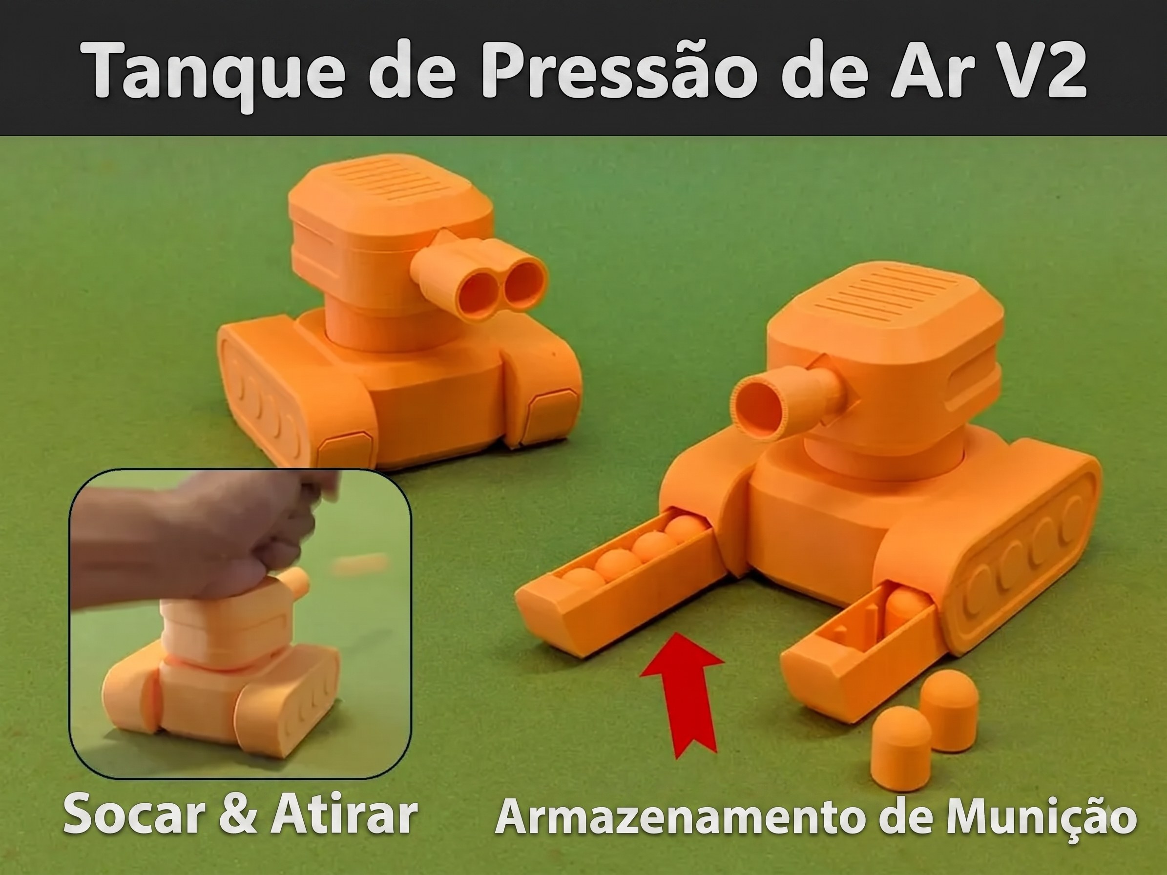 Tanque de Guerra de Brinquedo