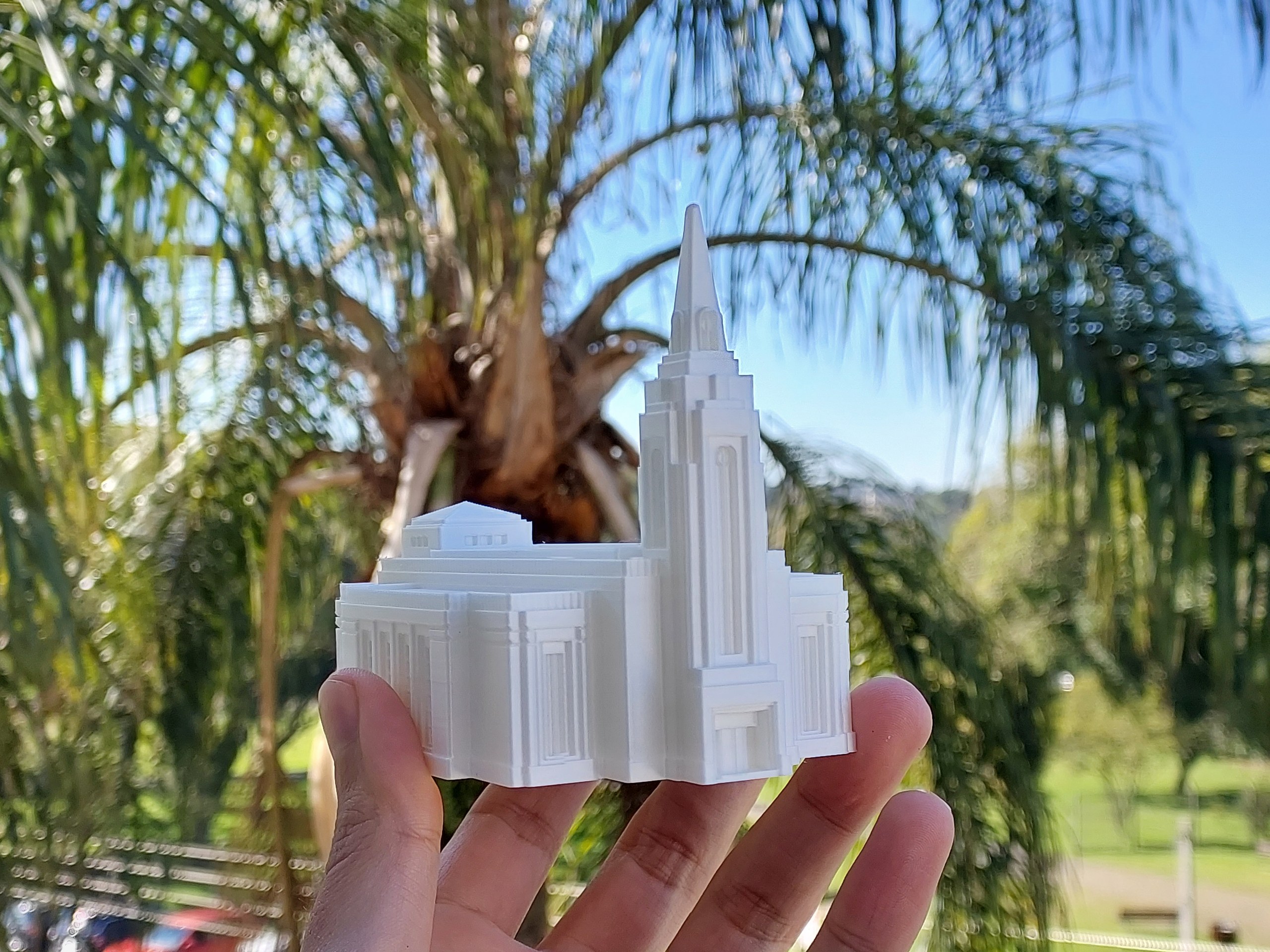 Miniatura do Templo de Curitiba 12cm — foto 3