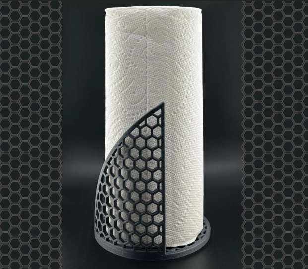 Suporte de Papel Toalha em hex??gonos — foto 2