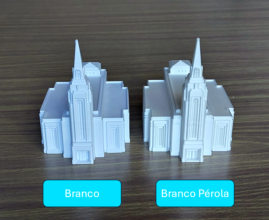 Miniatura do Templo de Curitiba 14cm