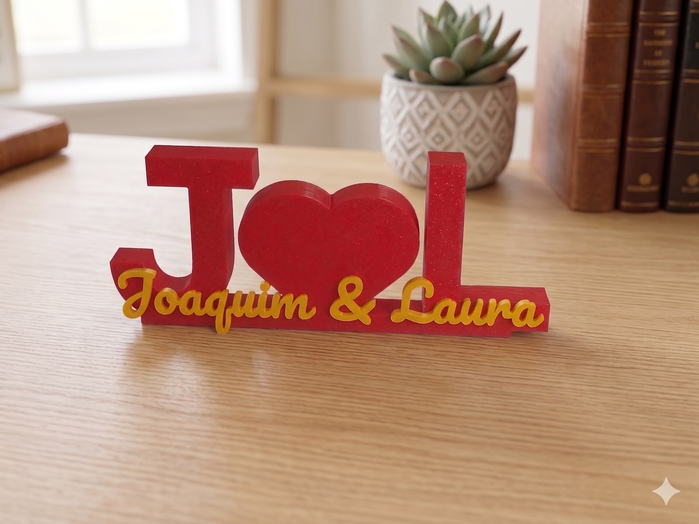 Letreiro Casal Personalizado