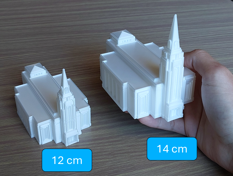 Miniatura do Templo de Curitiba 14cm — foto 4