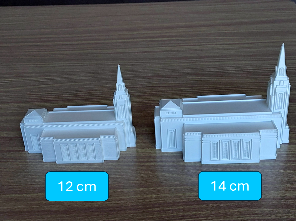 Miniatura do Templo de Curitiba 14cm — foto 3